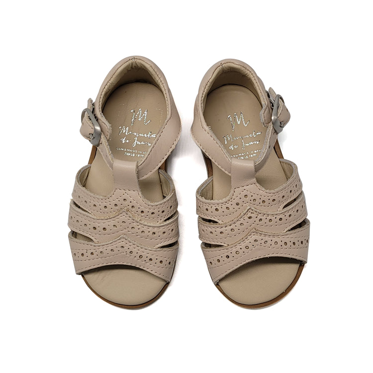 Manuela De Juan Taupe Sandal S3023