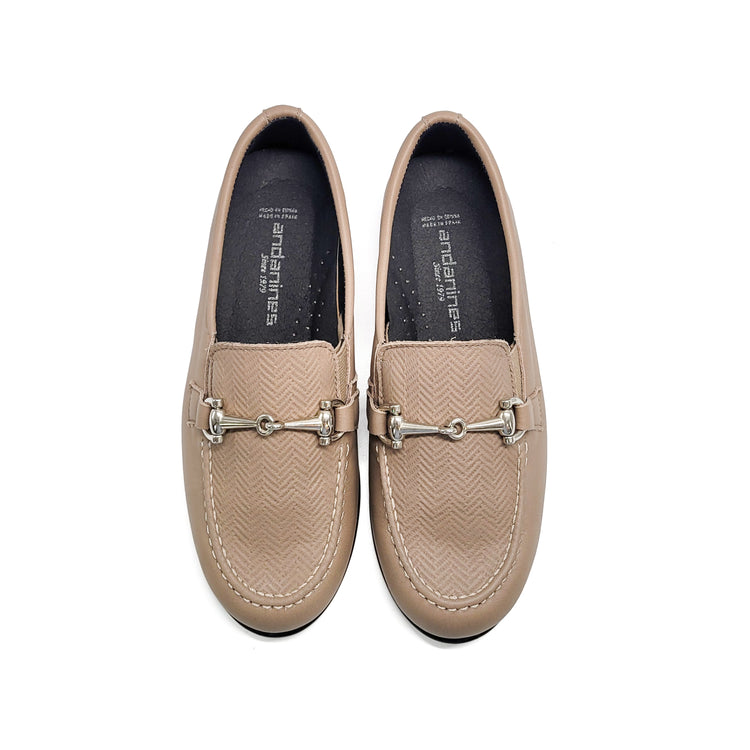 Andanines Cafe Taupe Slip on 212555