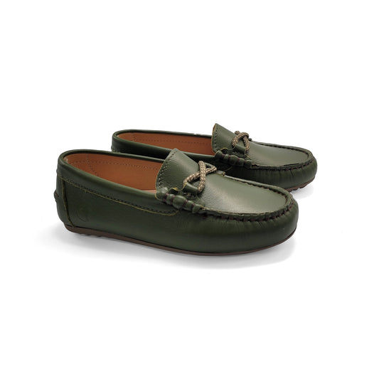 LMDI Deep Jungle Green Rope Loafer