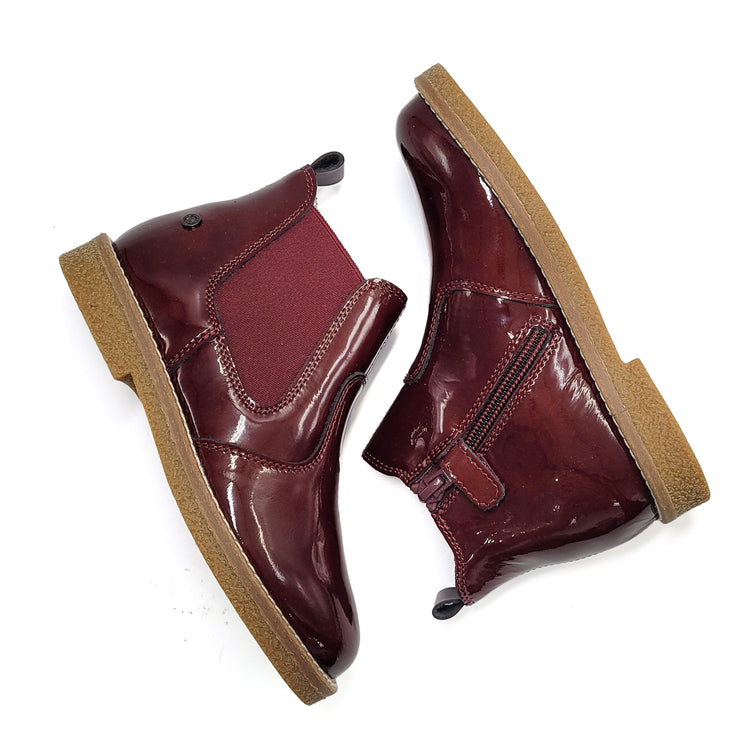 Naturino ARTHUR burgundy Patent Bootie