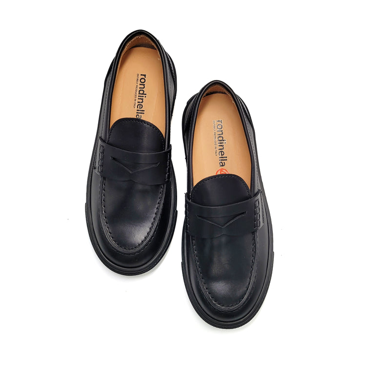 Rondinella Black Penny Sneaker Loafer 12125