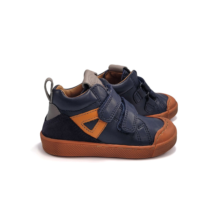 Froddo Dark Blue & Orange Velcro Sneaker G2110139