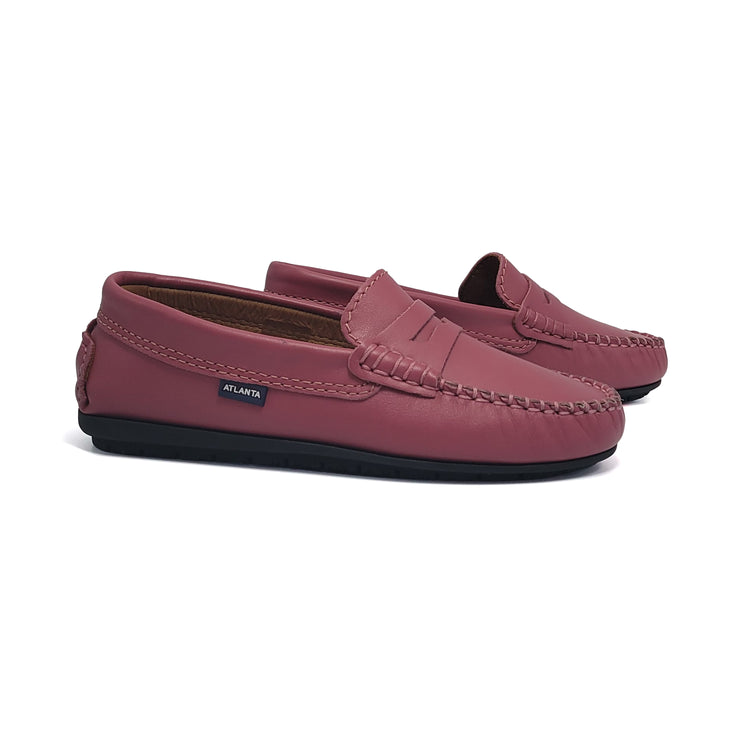 Atlanta Mocassin Rosato Smooth Penny Loafer 032