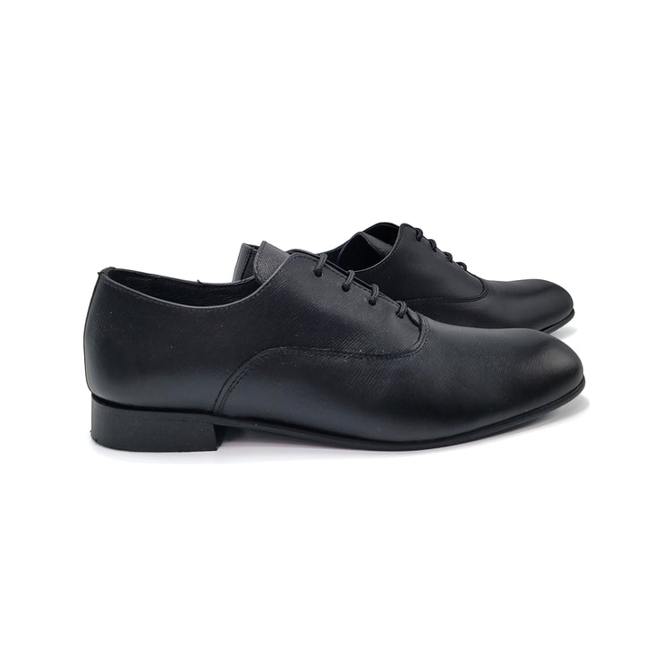 Andanines Black Saffiano Lace Oxford 251487