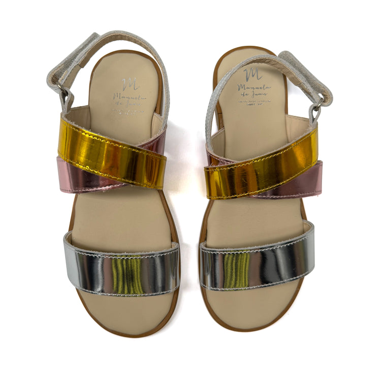 Manuela De Juan Metal Trio Sandal S3177