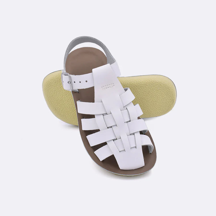 Salt Water Sailor White Sandal