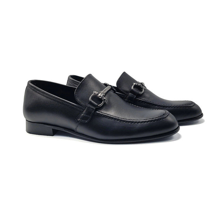 Andanines Black Chain Slip On Loafer C77703