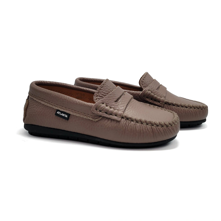 Atlanta Mocassin Earth Grainy Penny Loafer 032