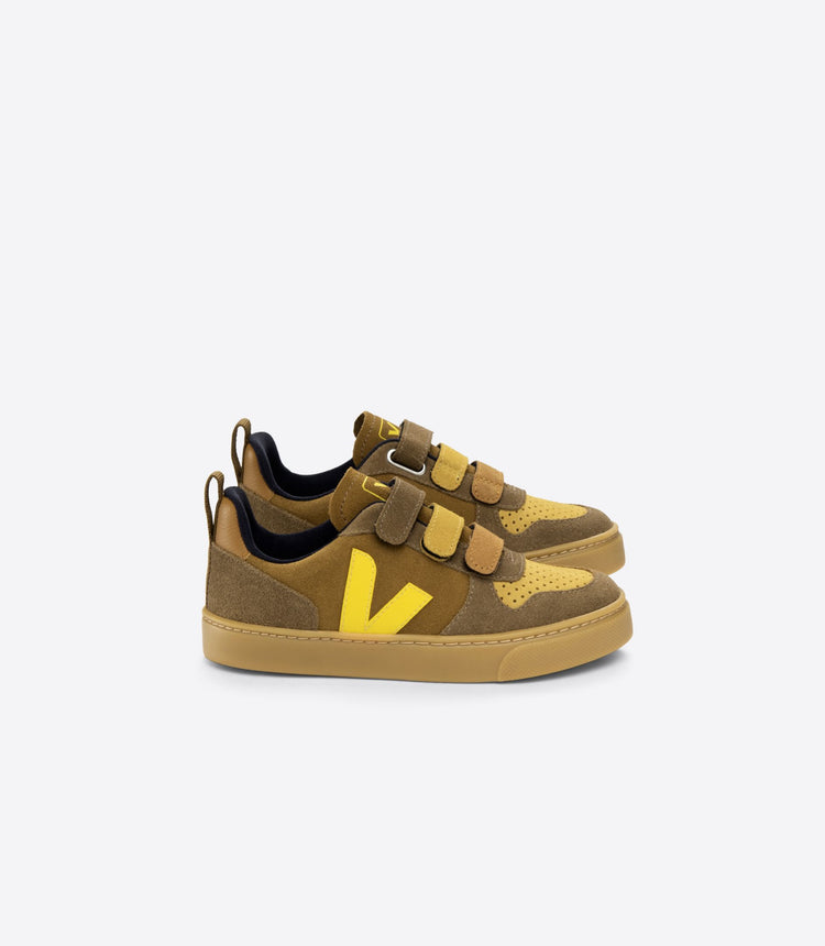 Veja Brown Trio Suede Velcro Sneaker V103