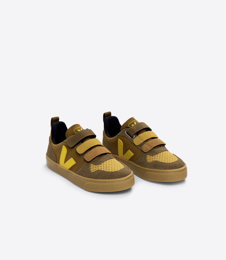 Veja Brown Trio Suede Velcro Sneaker V103