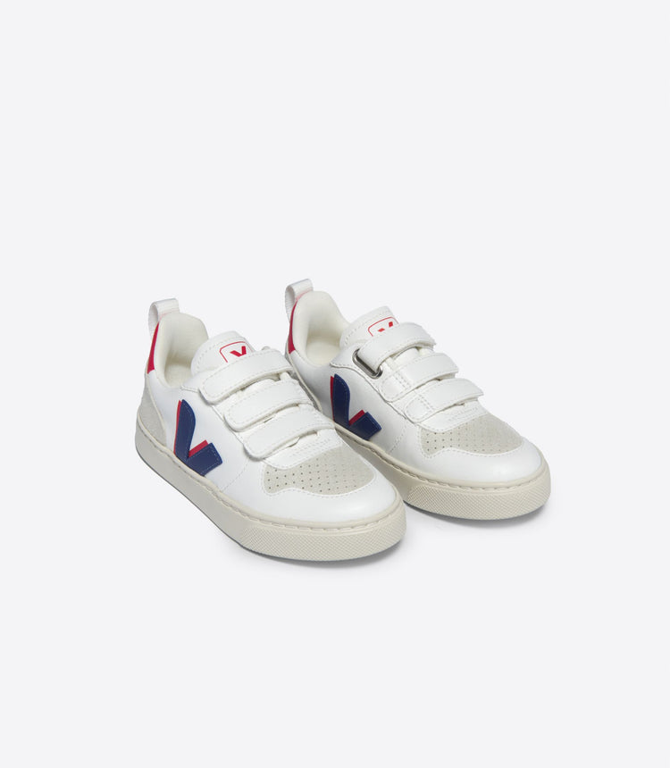 Veja Cobalt White Velcro Sneaker V103