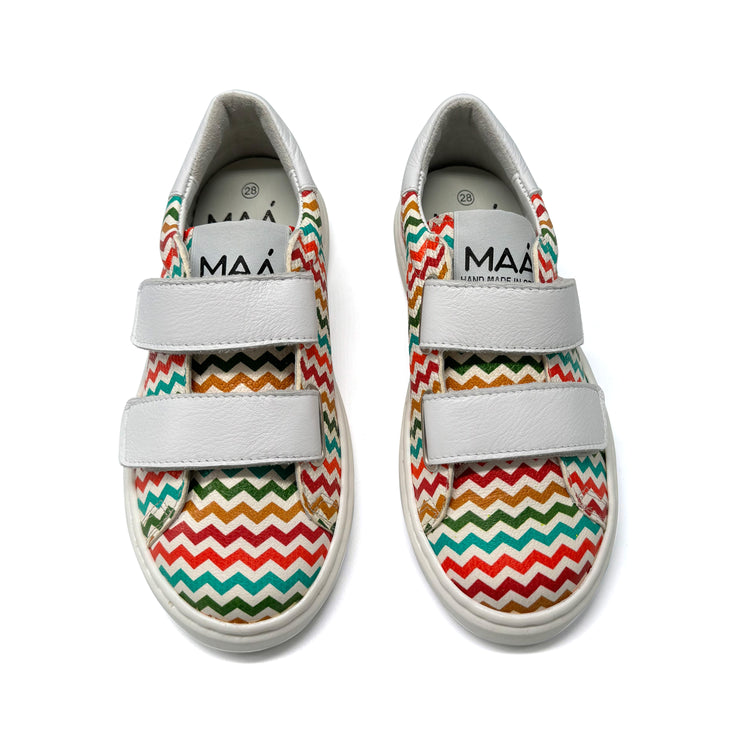 Manuela Multi Wave Velcro Sneaker C285