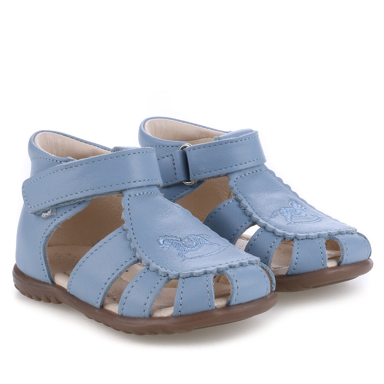 Emel Blue Horse Baby Sandal 1670