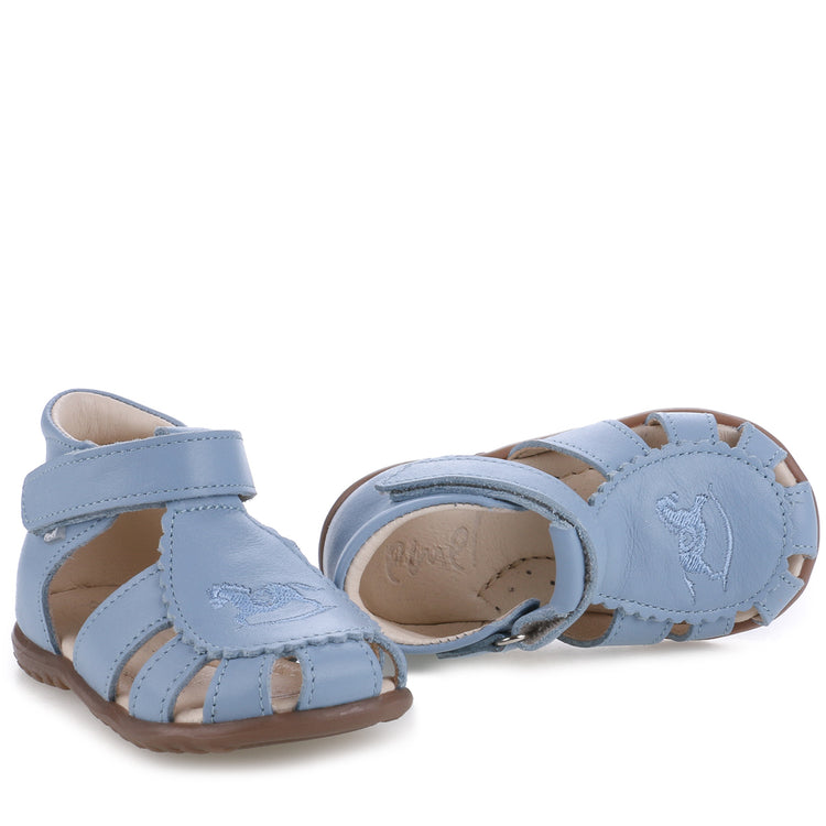 Emel Blue Horse Baby Sandal 1670