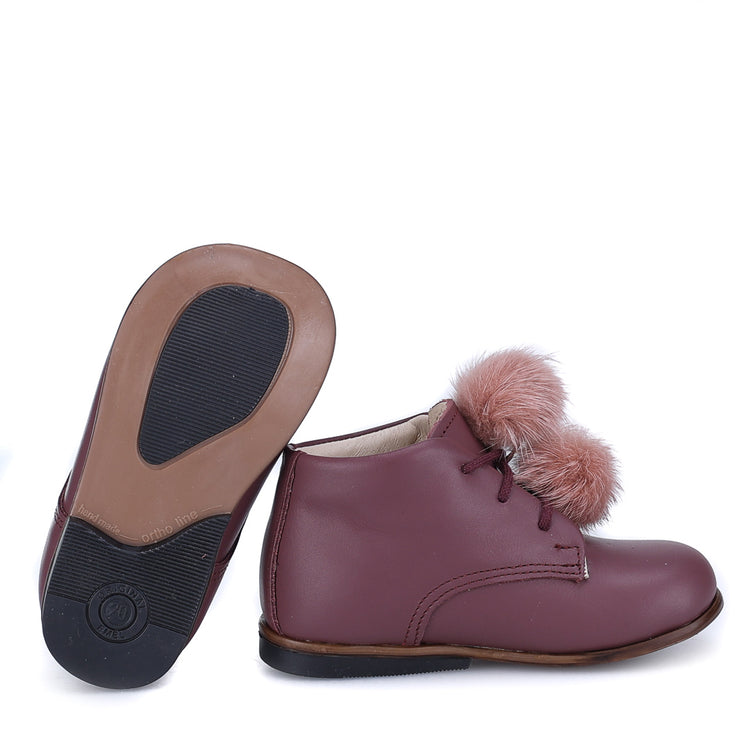 Emel Plum Pink Baby Bootie E1426