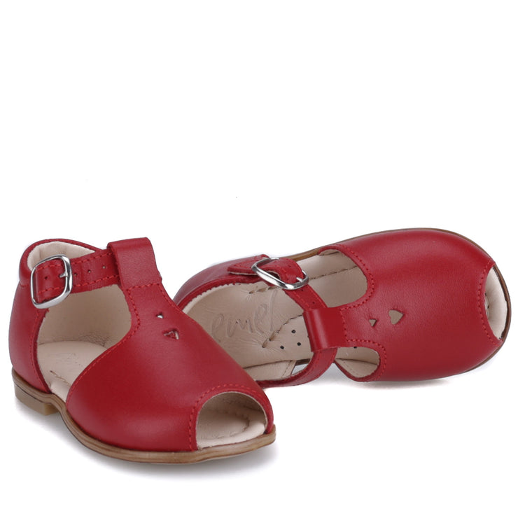 Emel Red Heart Baby Sandal E2208