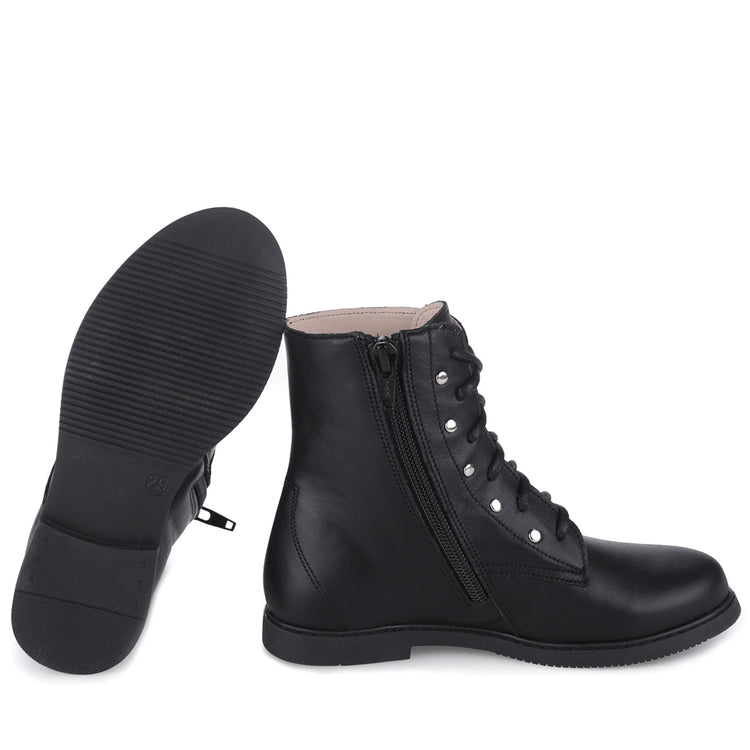 Emel Black Stud Bootie E2622