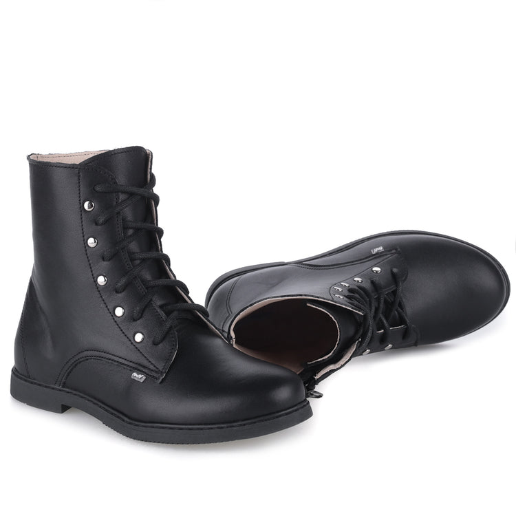 Emel Black Stud Bootie E2622