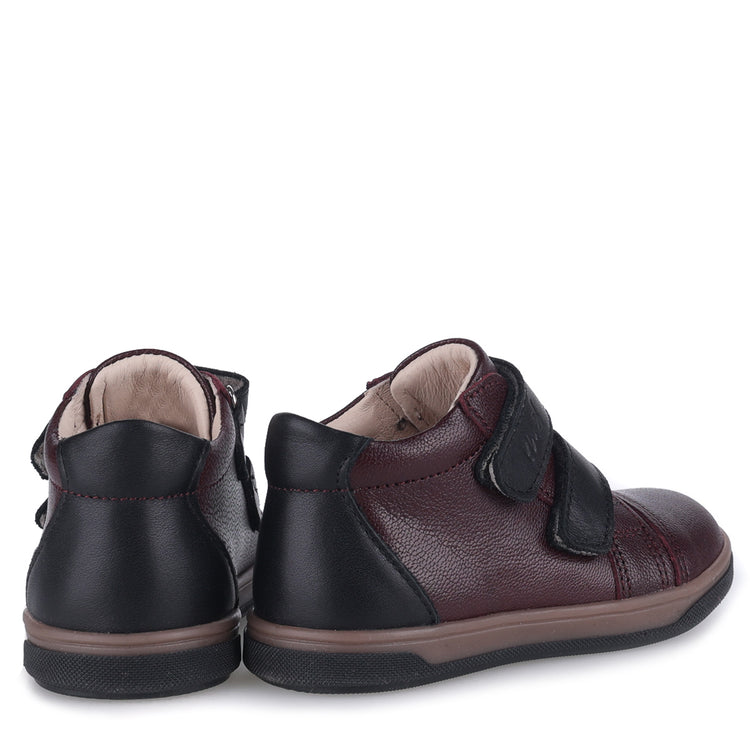 Emel Dark Burgundy Velcro Sneaker 2675