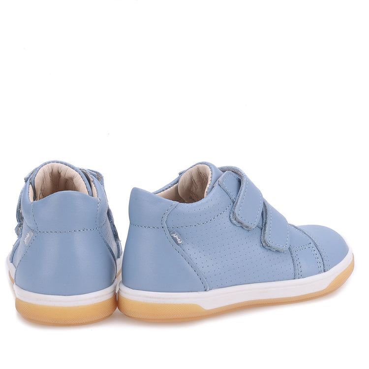 Emel Sky Blue Velcro Baby Sneaker 2675