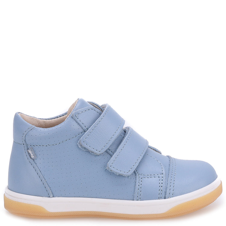 Emel Sky Blue Velcro Baby Sneaker 2675