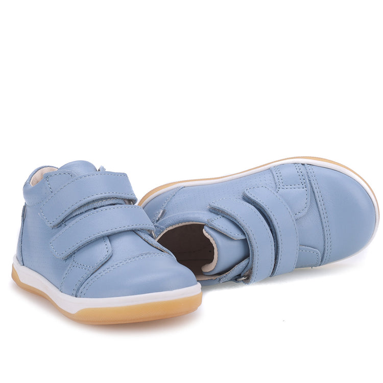 Emel Sky Blue Velcro Baby Sneaker 2675