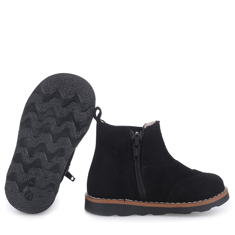 Emel Black Suede Bootie 2733