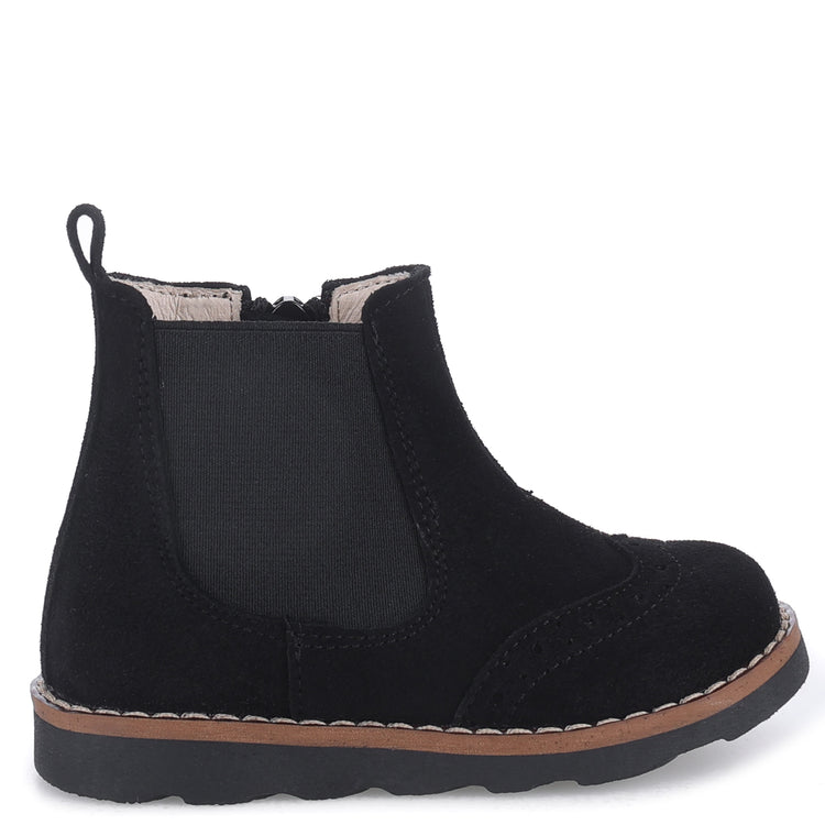 Emel Black Suede Bootie 2733