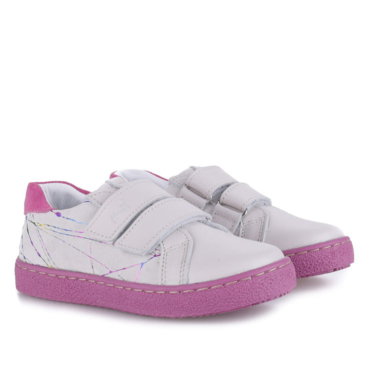 Emel Pink Splatter Velcro Sneaker 2740