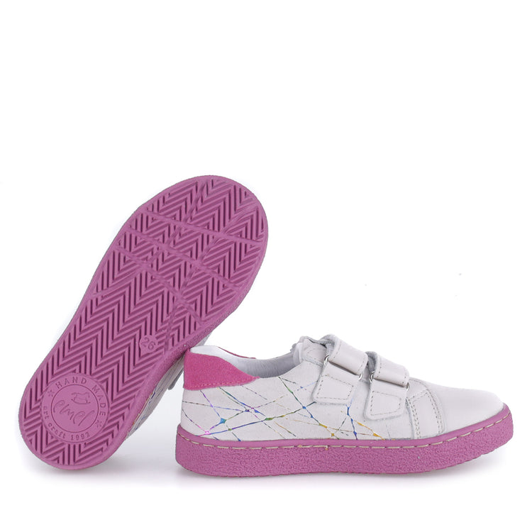 Emel Pink Splatter Velcro Sneaker 2740