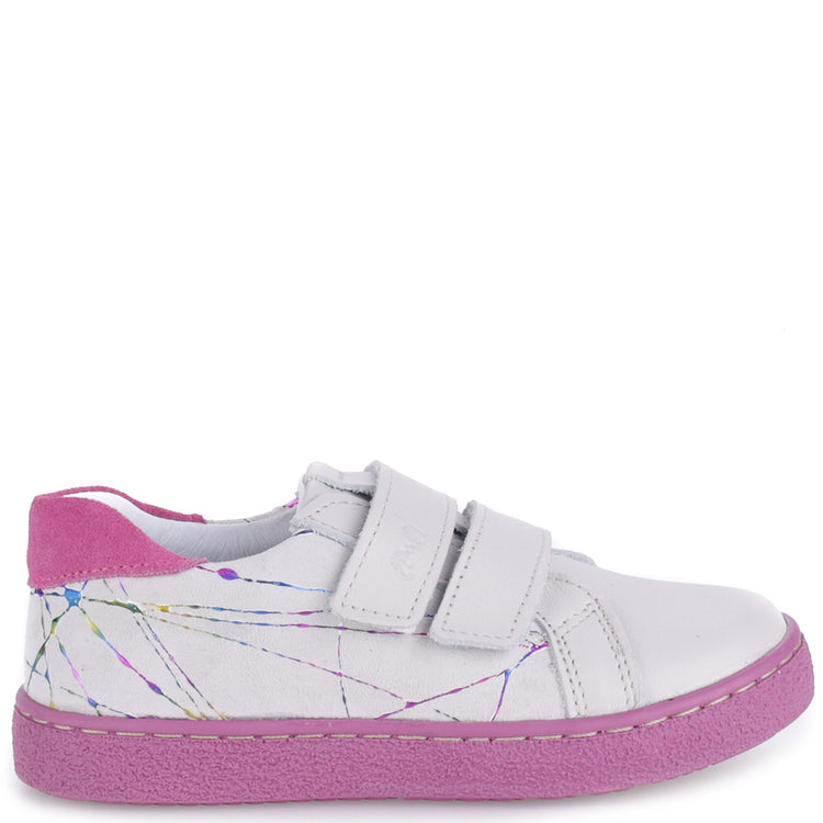 Emel Pink Splatter Velcro Sneaker 2740