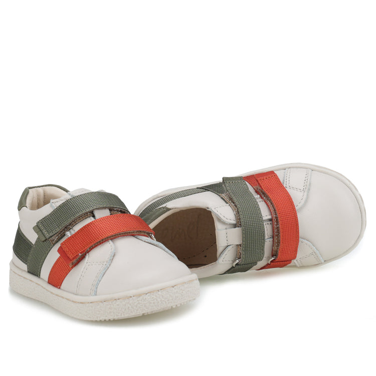 Emel Green Orange Velcro Sneaker 2740