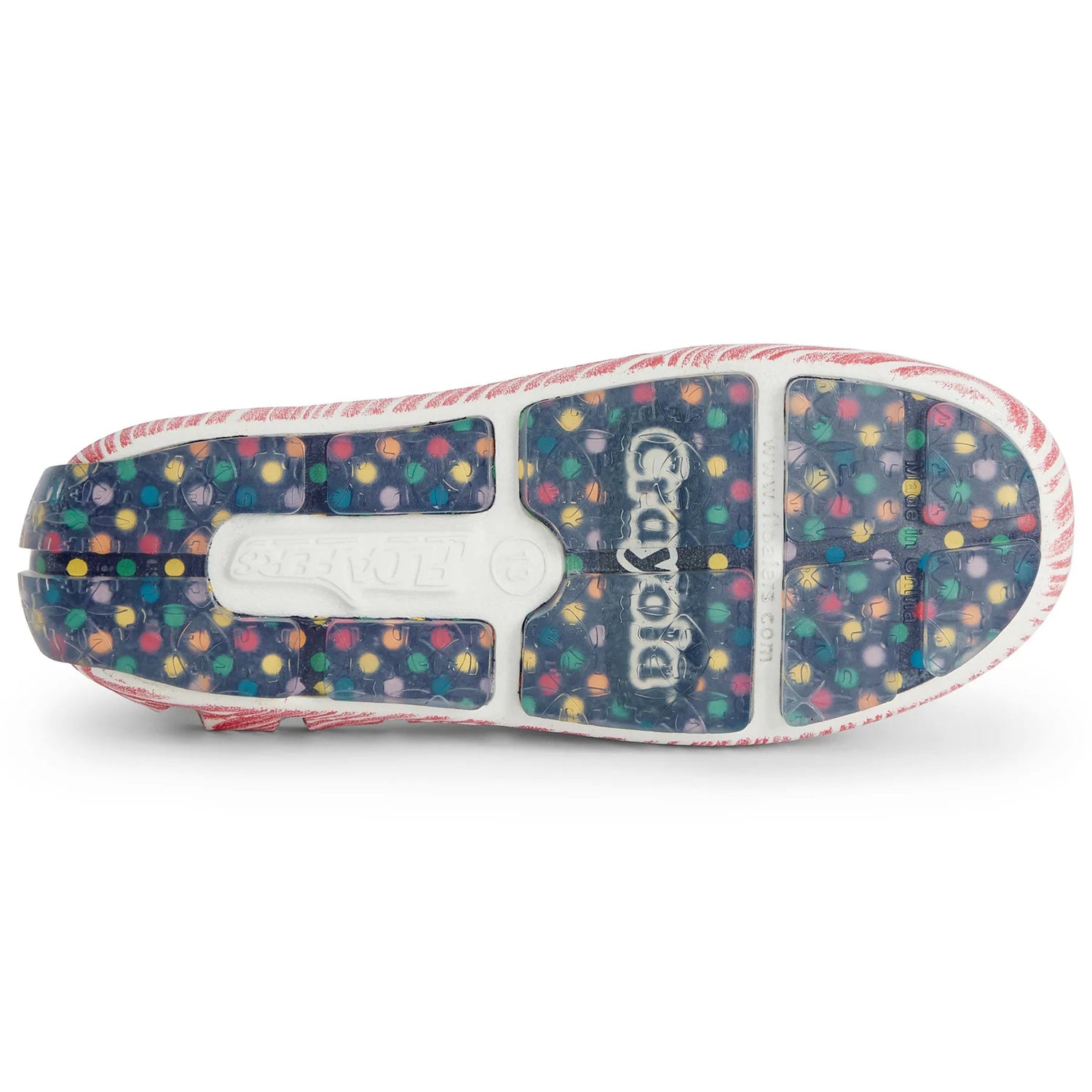 Floafers Prodigy Red Scribble Water Shoe