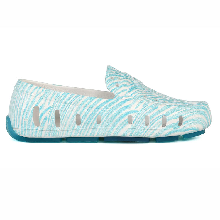 Floafers Prodigy Turquoise Scribble Water Shoe