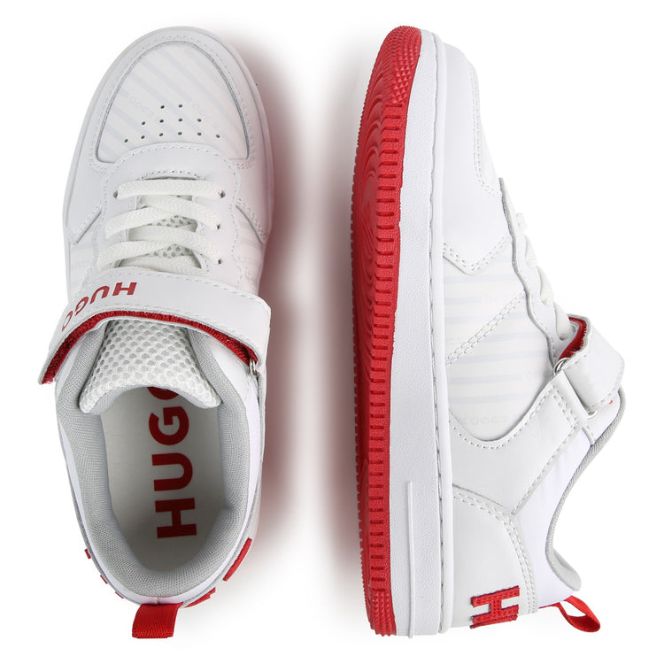 Hugo White Red Velcro Sneaker G00097