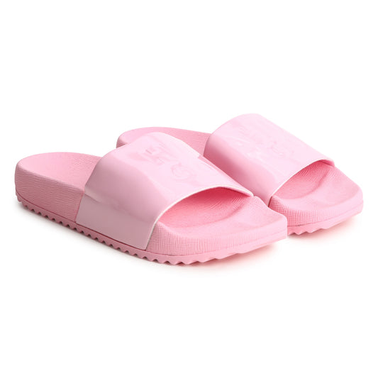 Hugo Boss Pink Flamingo Slides G00101