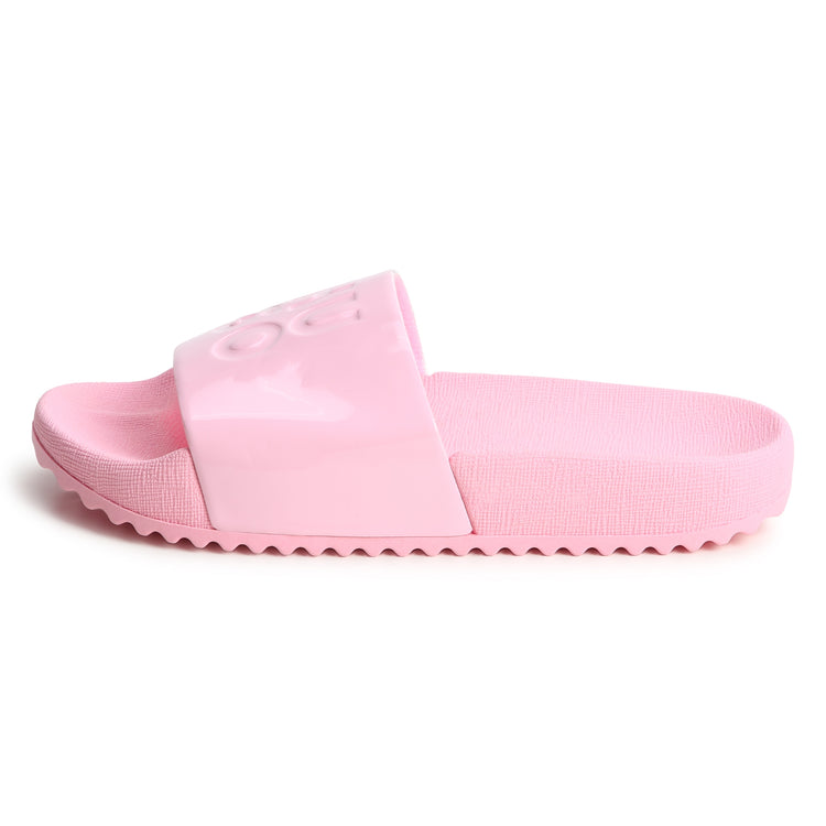 Hugo Boss Pink Flamingo Slides G00101