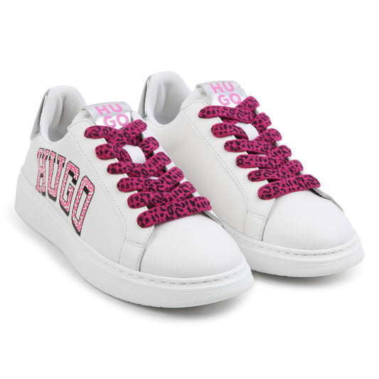 Hugo Boss White Pink Lace Sneaker G00254