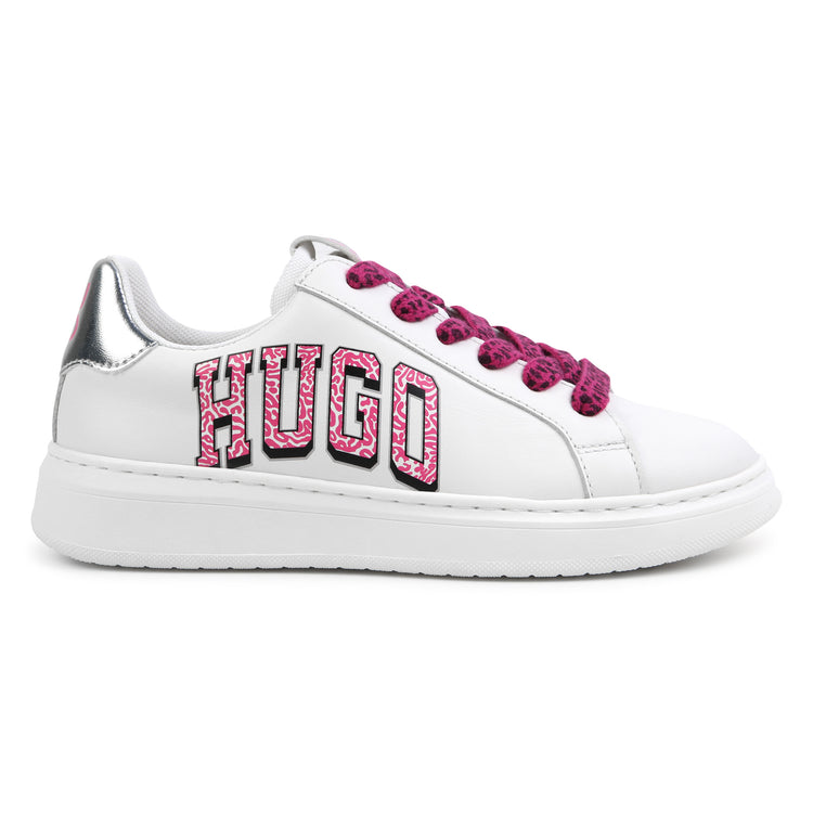 Hugo Boss White Pink Lace Sneaker G00254