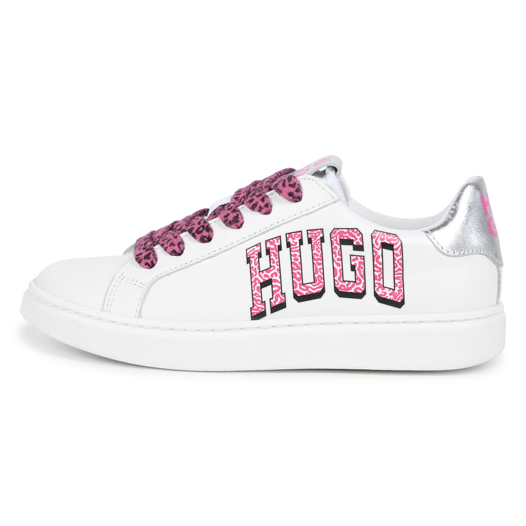 Hugo Boss White Pink Lace Sneaker G00254