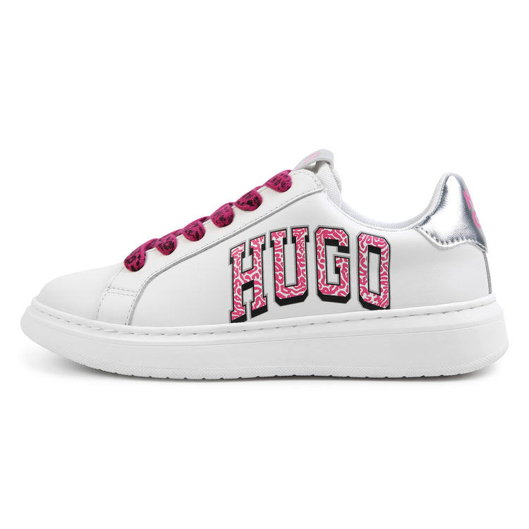 Hugo Boss White Pink Lace Sneaker G00254