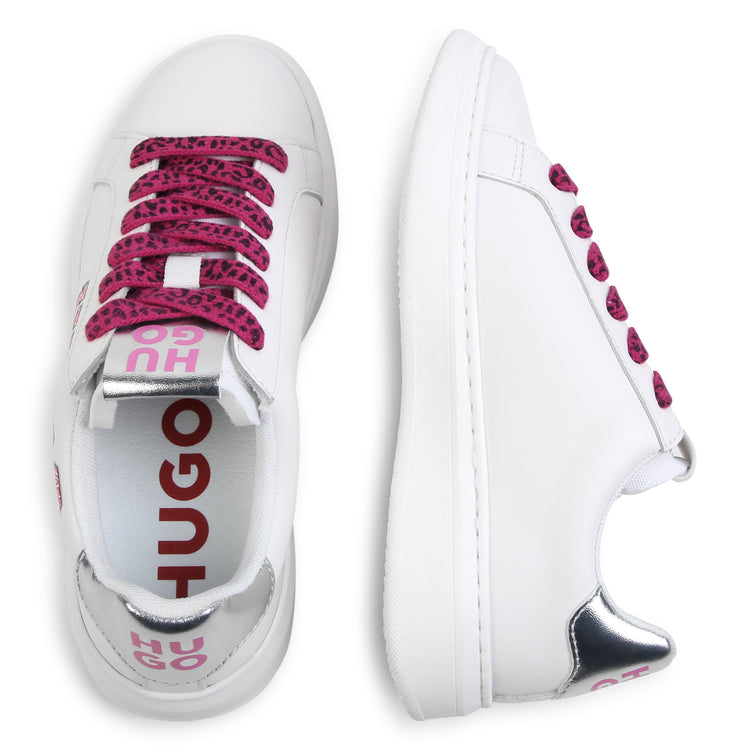 Hugo Boss White Pink Lace Sneaker G00254