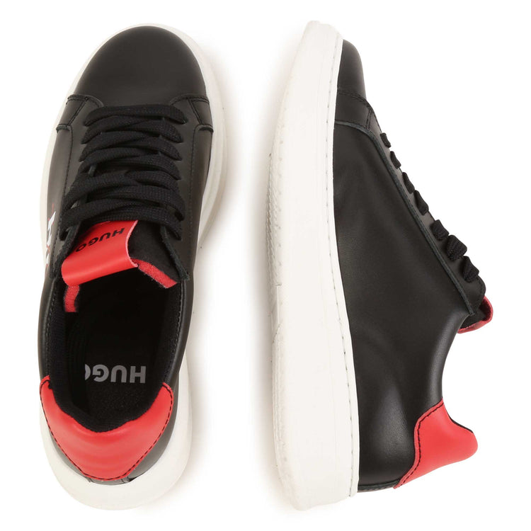 Hugo Black Red Lace Sneaker 29008