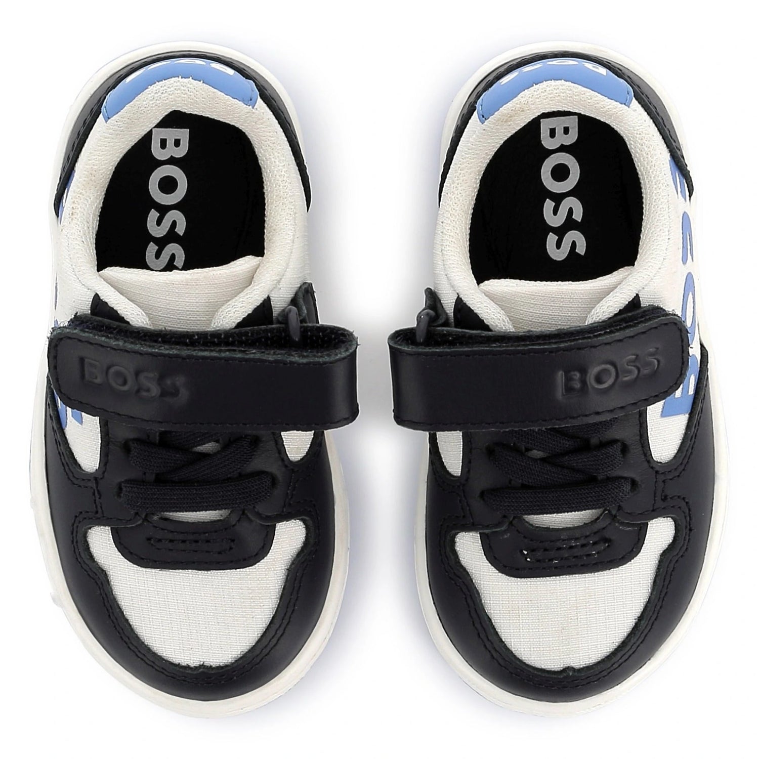 Hugo Boss Blue Combo Velcro Sneaker J51260