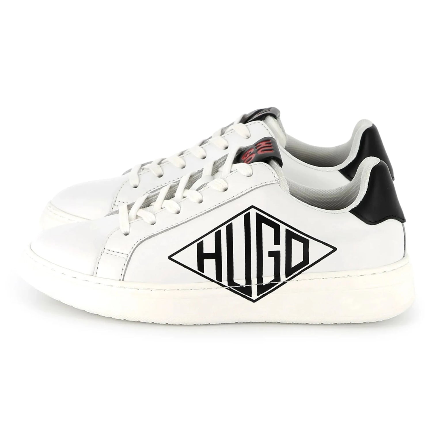 Hugo Boss White Black Lace Sneaker G00303