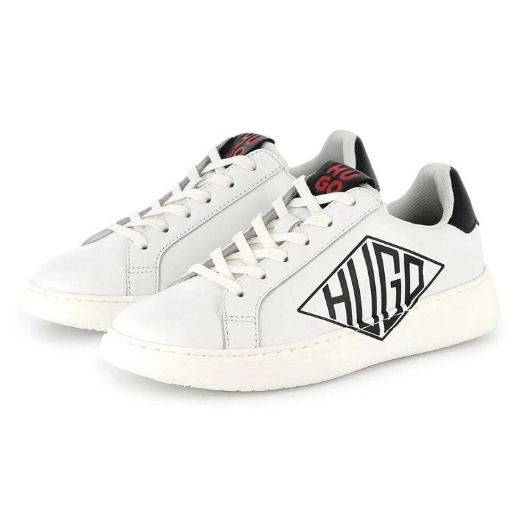 Hugo Boss White Black Lace Sneaker G00303