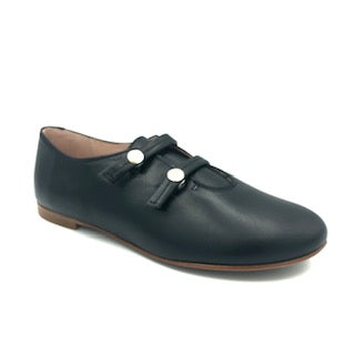 LMDI Black Double Strap Oxford 314