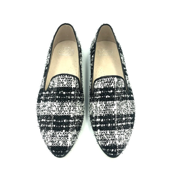 Hoo Black White Plaid Loafer 3071/3062