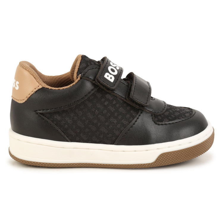 Hugo Boss Black Tan Velcro Sneaker J09206