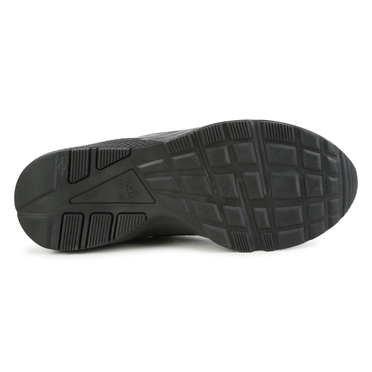 Hugo Boss Midnight Black Mesh Slip on Sneaker J29346